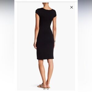 Velvet Torch Cup  Sleeve Bodycon Dress Xs rayon